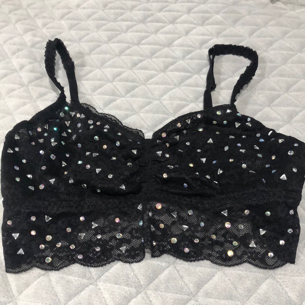 Victoria's Secret “PINK” black laced Bralette